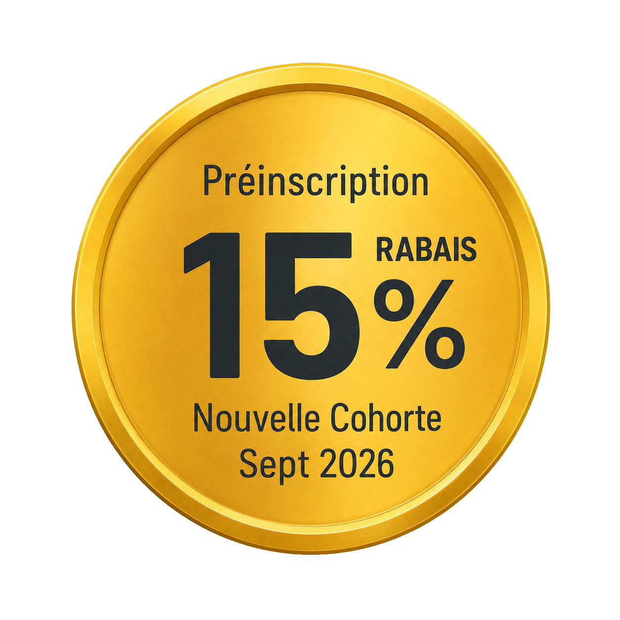 Rabais 15%