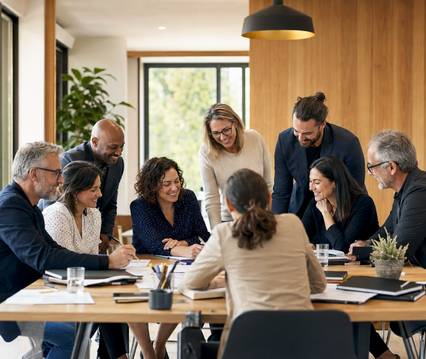 Des leaders en atelier de codéveloppement