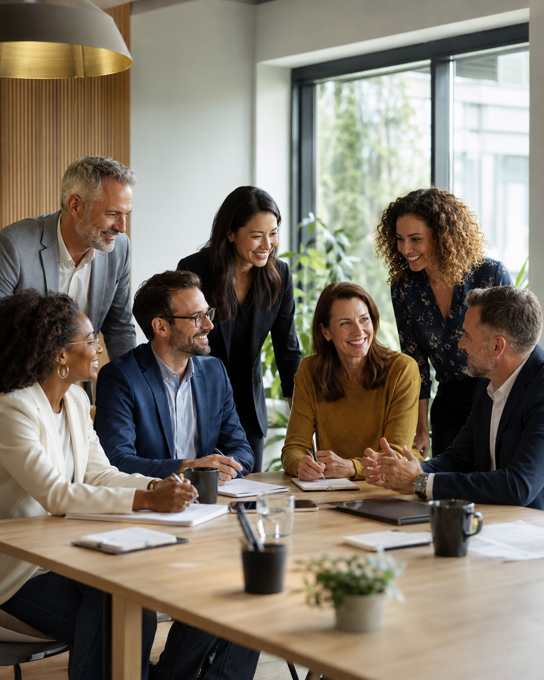 Échanges entre leaders lors d'une rencontre du parcours